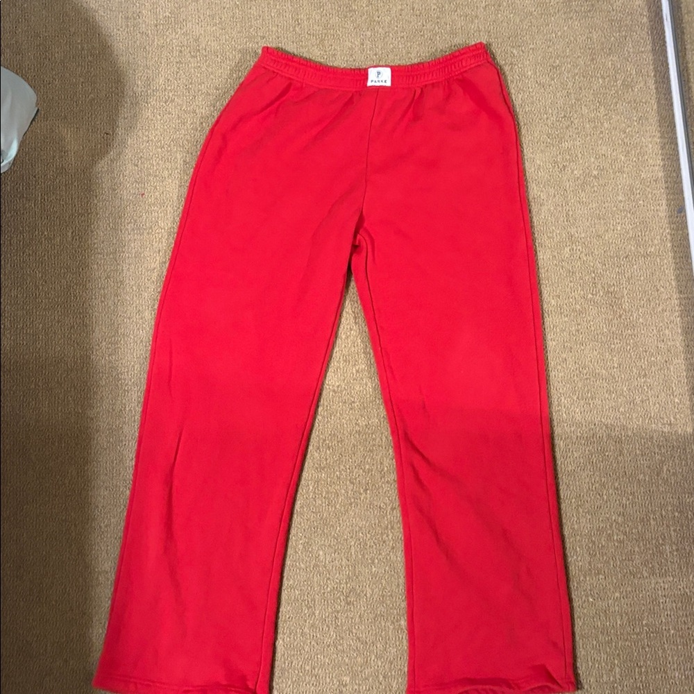 Parke Boxer Sweatpants Ruby